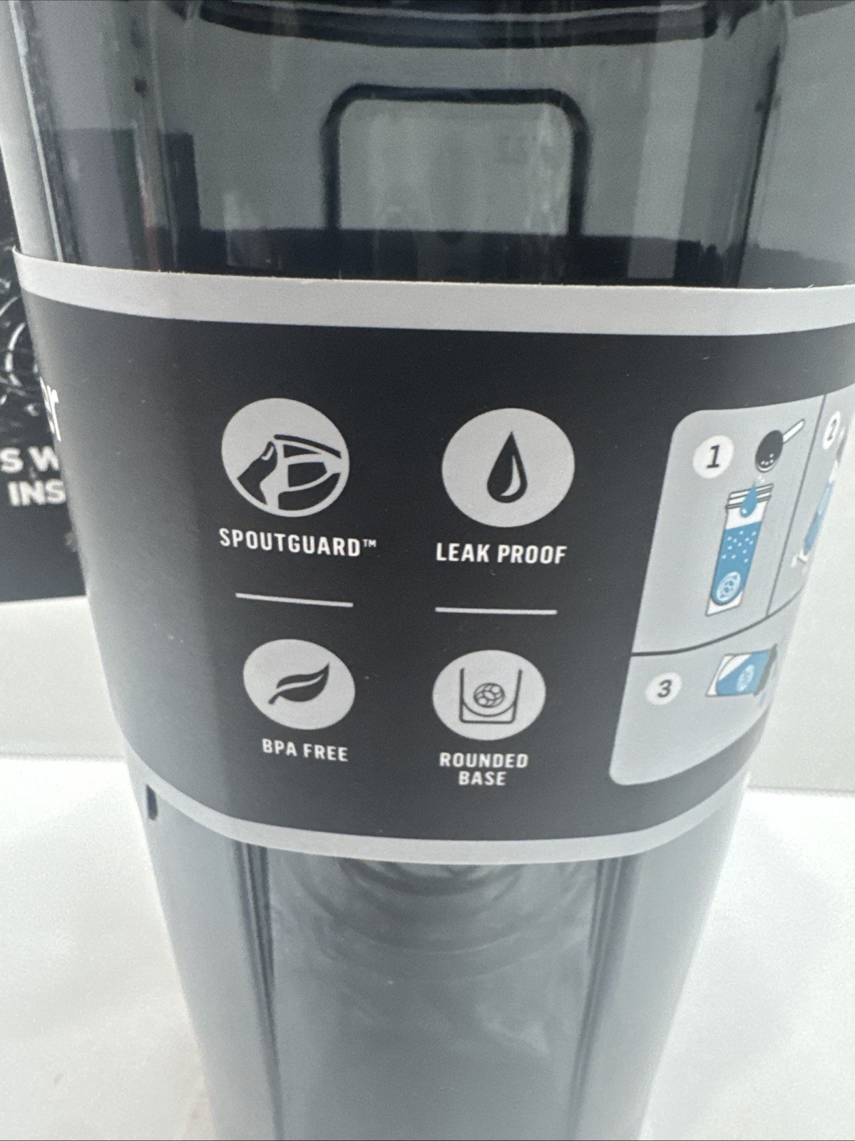 NEW Blender Bottle 28 oz. Pro Series Shaker Bottle with Loop Top NWT