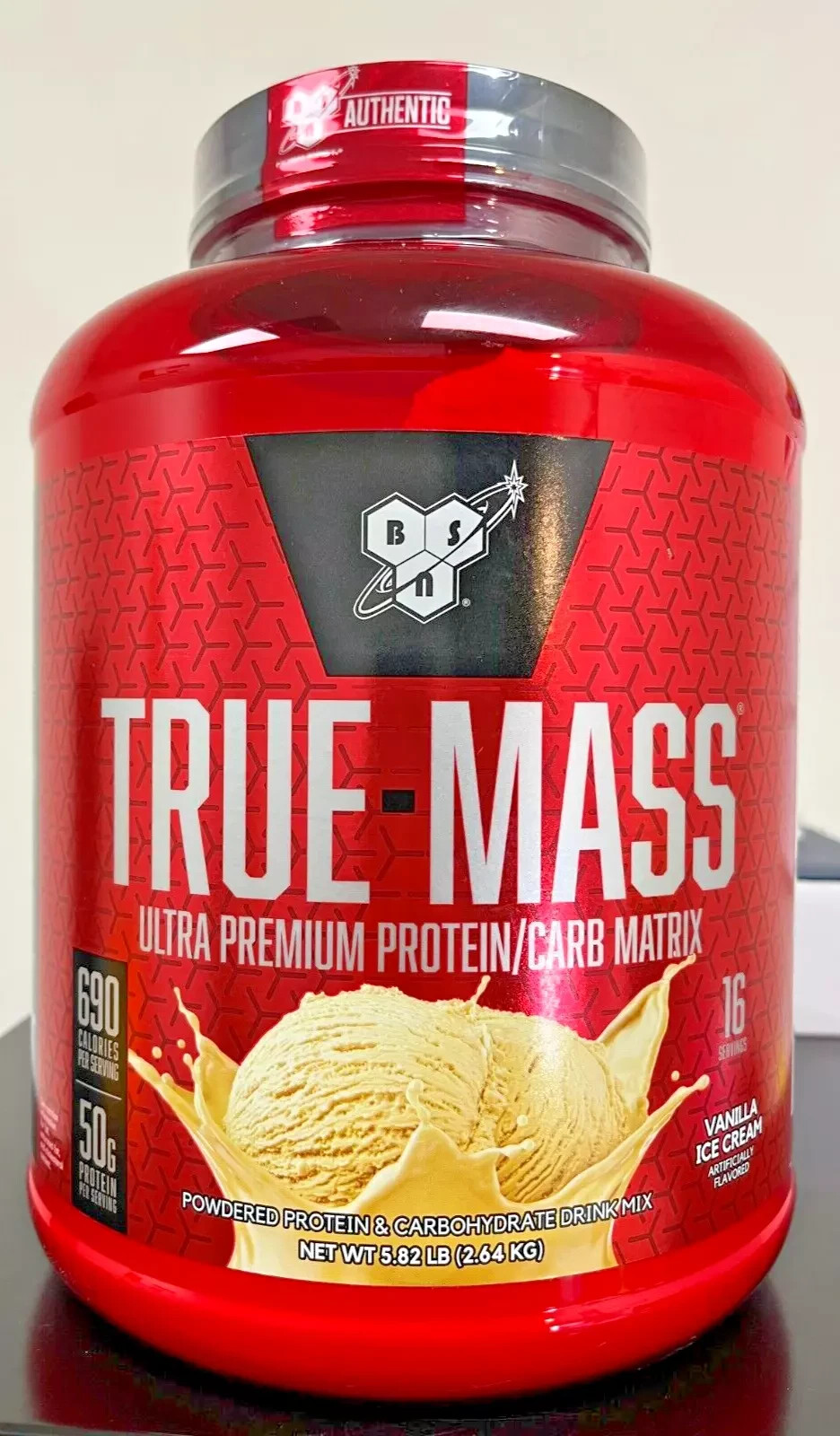 BSN True Mass Premium High Calorie Whey Protein Weight Gainer 5.82LB Tubs NEW