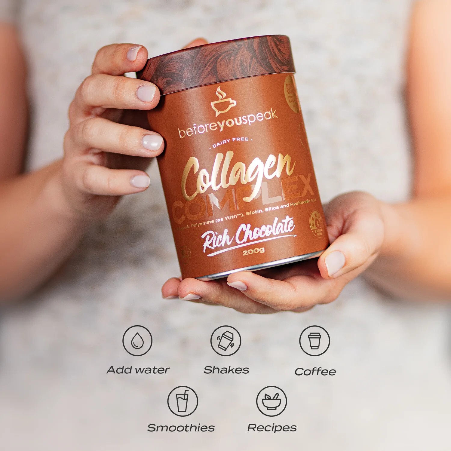 New Before You Speak Collagen Complex Rich Chocolate 200g