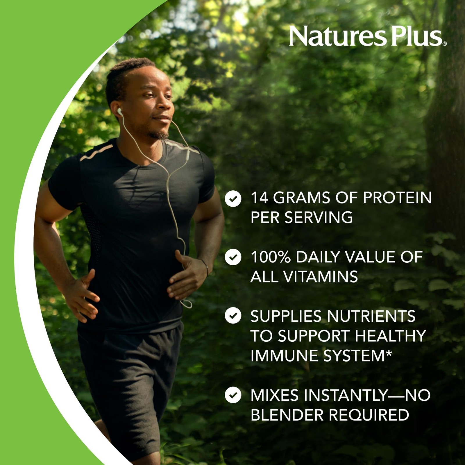 Naturesplus Spiru-Tein Strawberry – 2.4 Lb Pack Of 2 – Plant-Based Protein