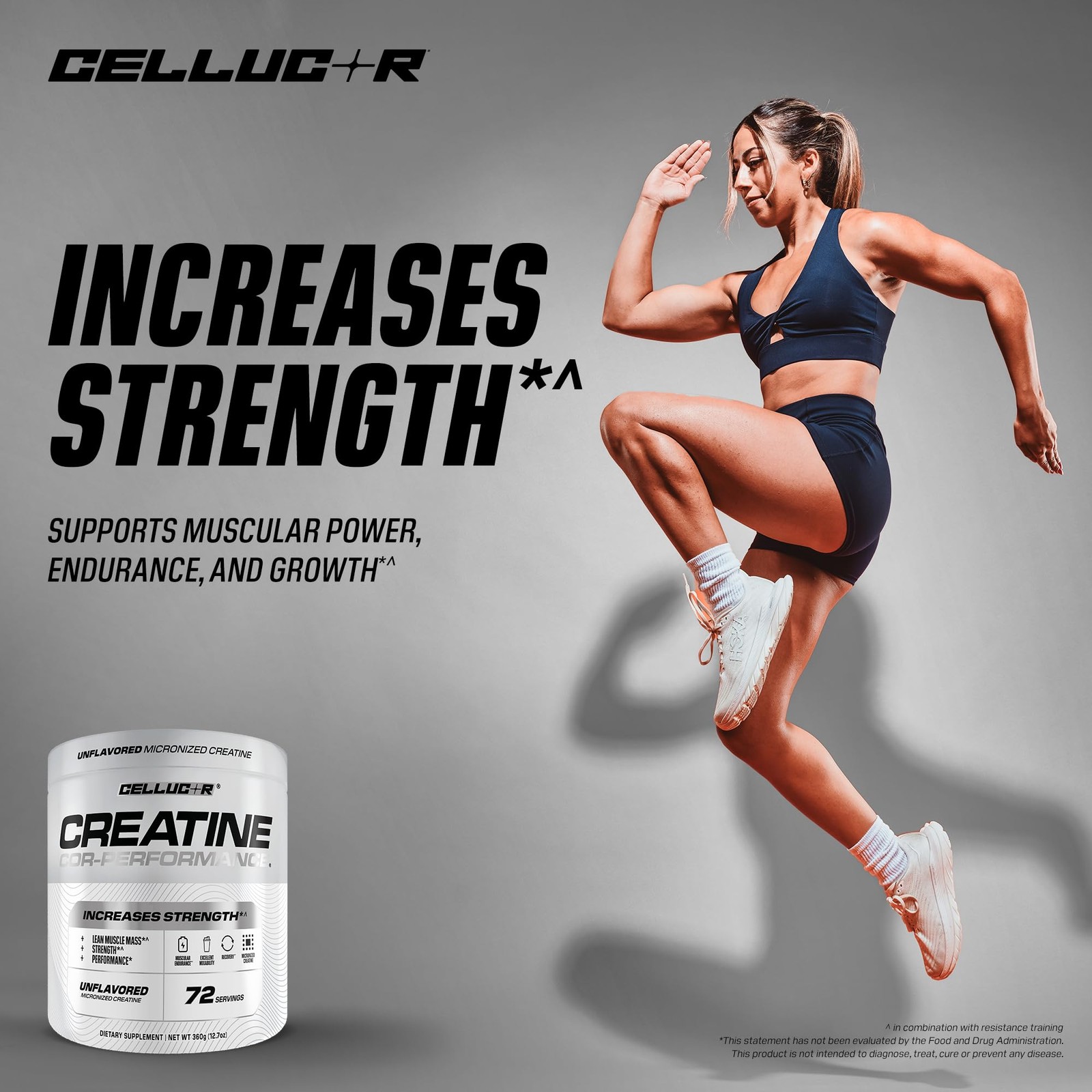 Cellucor Cor-Performance Creatine Monohydrate 12.69 Ounce (Pack of 1), White