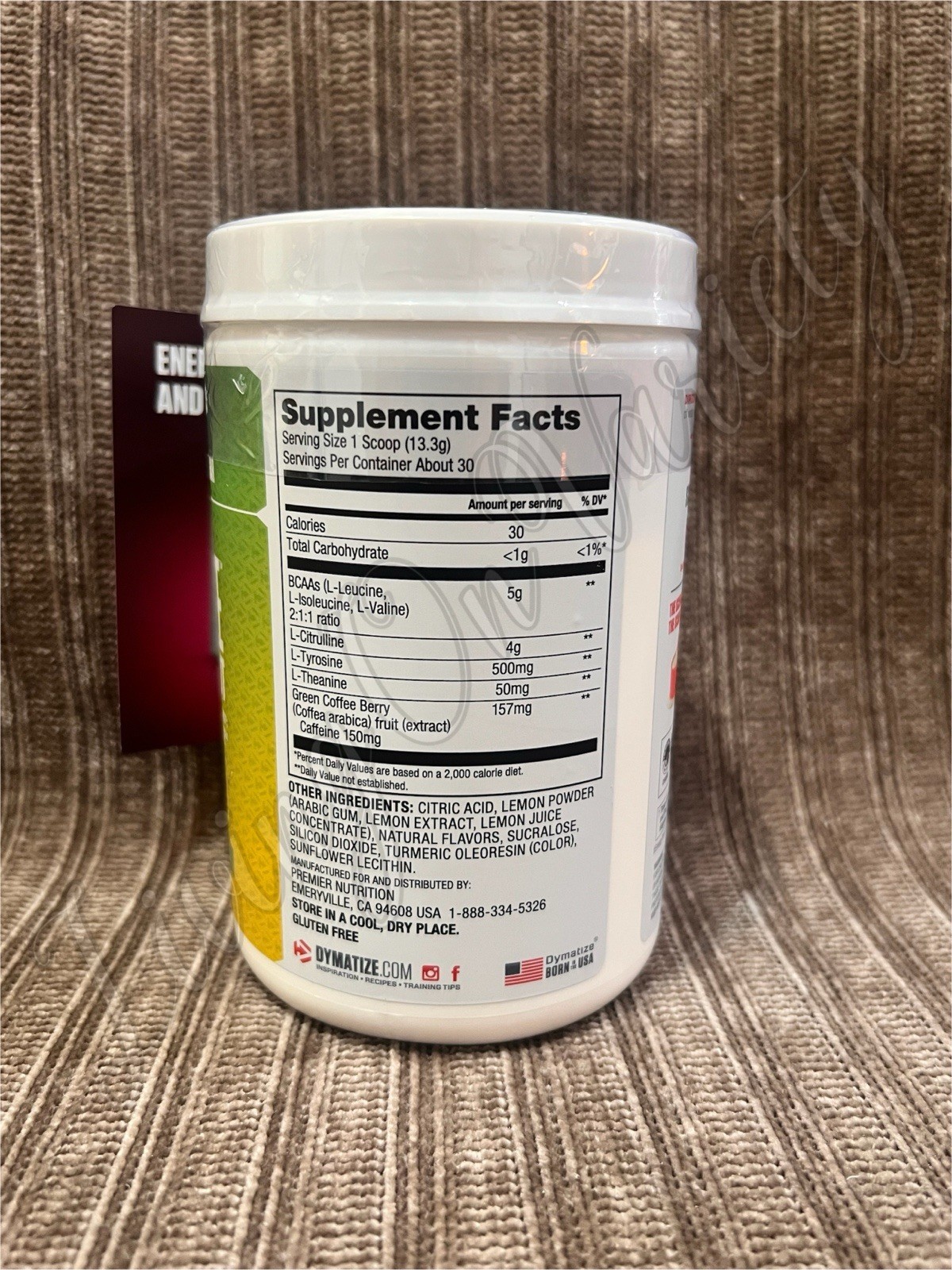 Energyze™ Pre-Workout – Lemon Lime (14.1 oz)