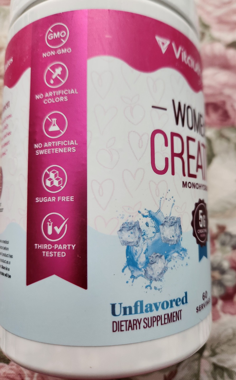 Vitauthority Women’s Micronized Creatine Monohydrate Powder ~ UNFLAVORED