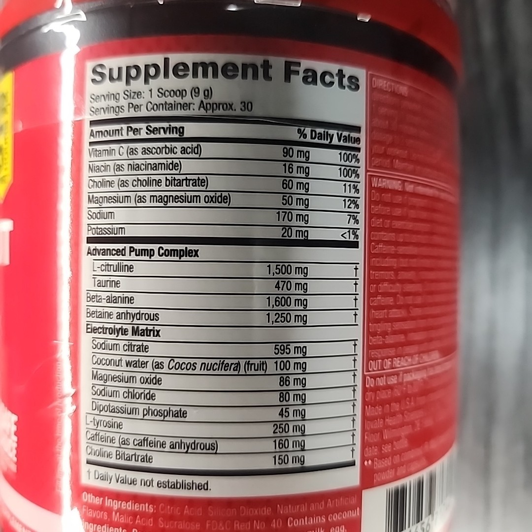 Pre-Workout Explosion 2.0, Pink Lemonade , 9.63 oz (273 g)