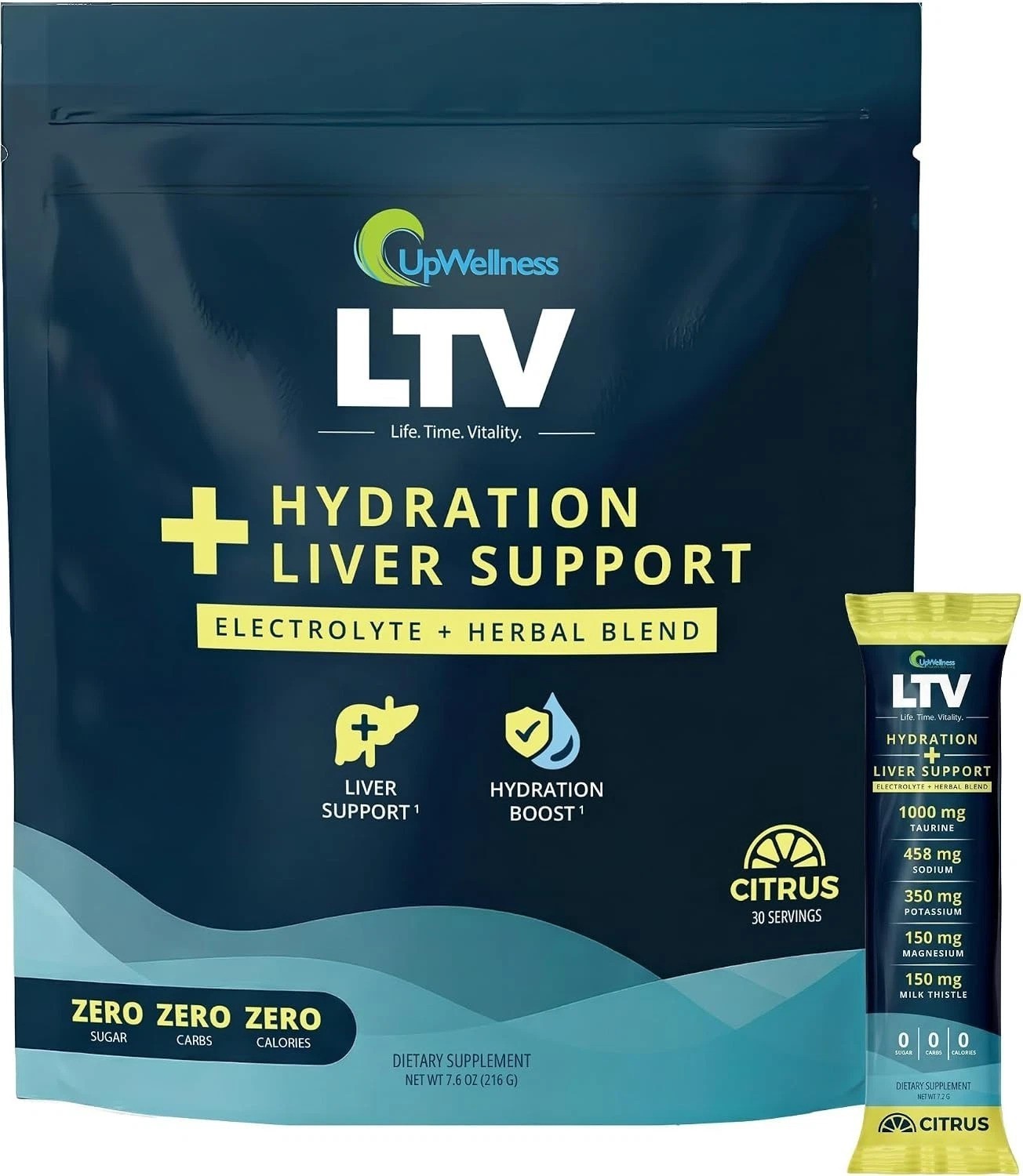 LTV Hydration Packets: Physician-Formulated Liver Support Electrolytes Citrus…
