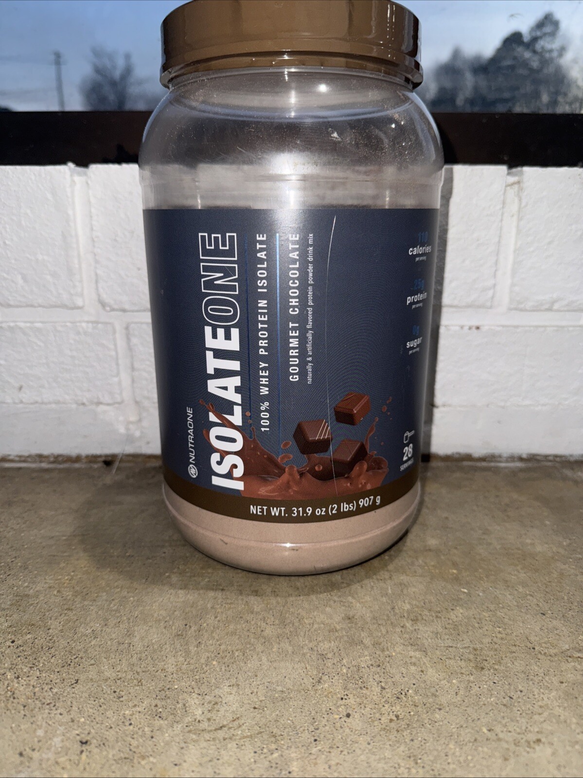 NutraOne IsolateOne Whey Isolate Protein Powder 100% Pure Whey Isolate Powder