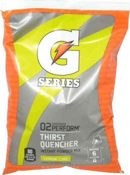 Gatorade Lemon-Lime Instant Powder Activity Drink Mix, 51 oz Yields 6 Gal