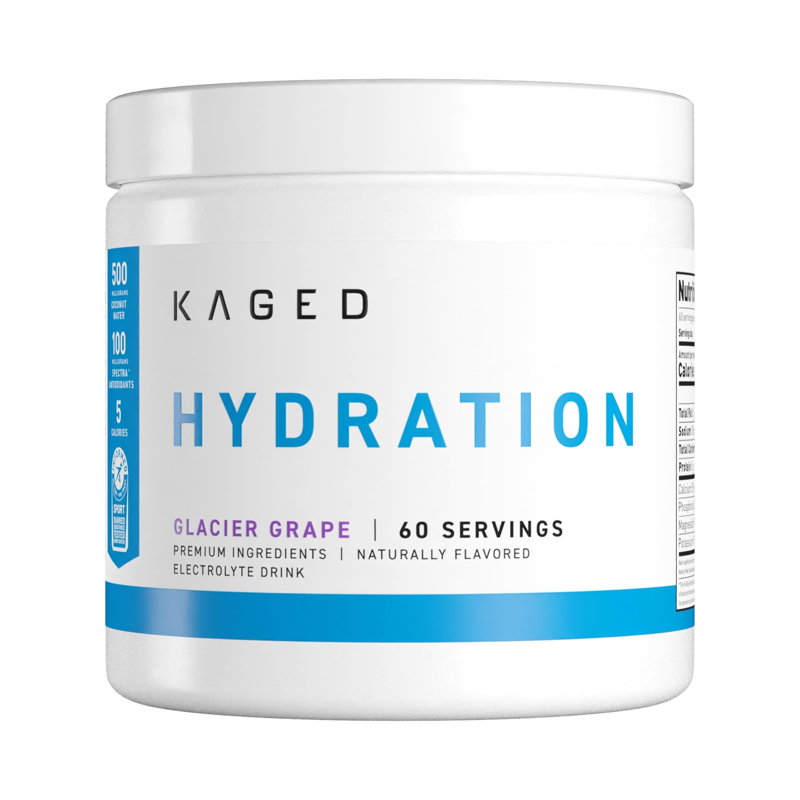 Hydra Charge Electrolyte Powder 10.79 Ounce Performance Endurance Hydration Mix