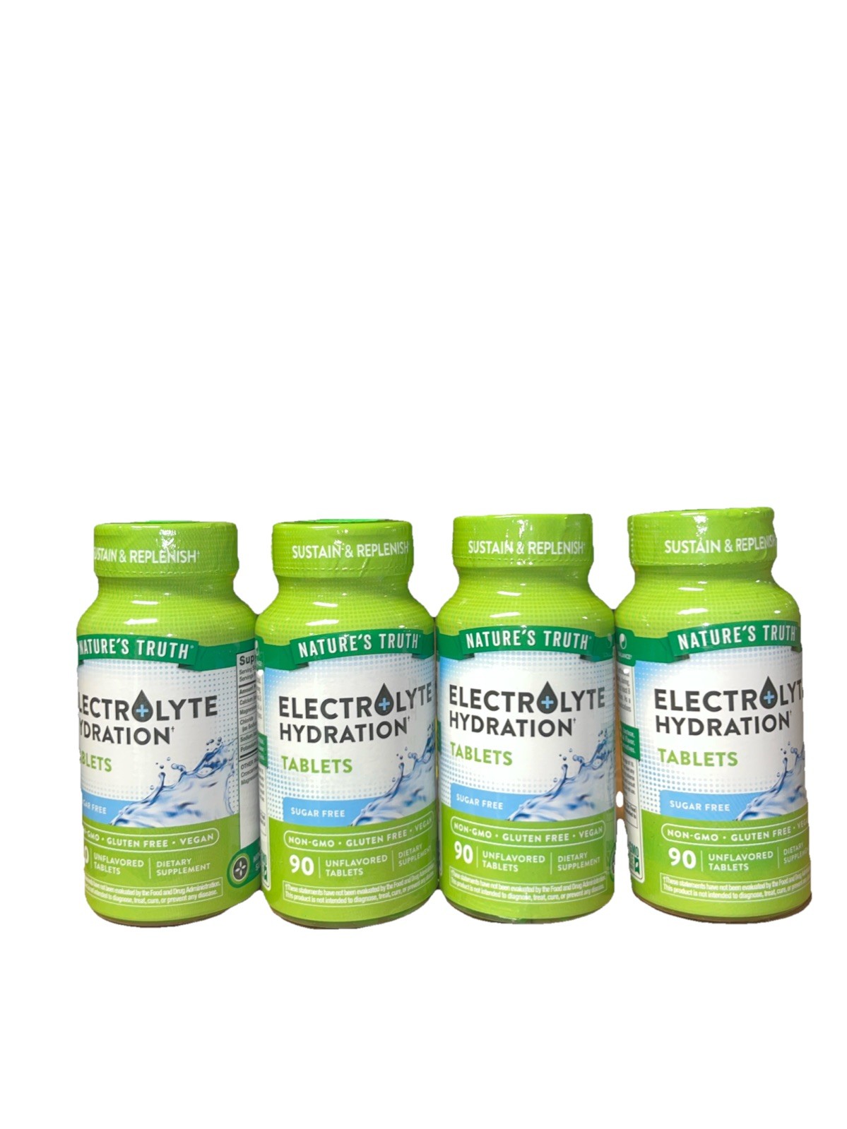4pack Nature’s Truth Electrolyte Hydration 90 Tablets per Bottle Exp 11/30/26++