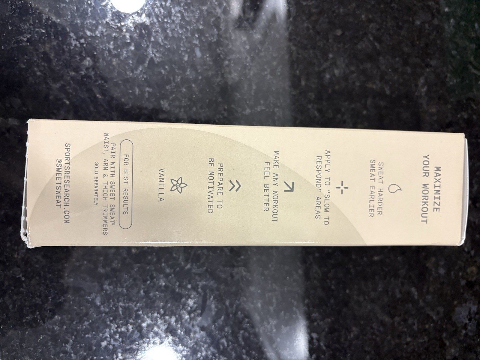 Sweet Sweat Workout Enhancer Vanilla Stick Roll on 6.4 Oz Brand new
