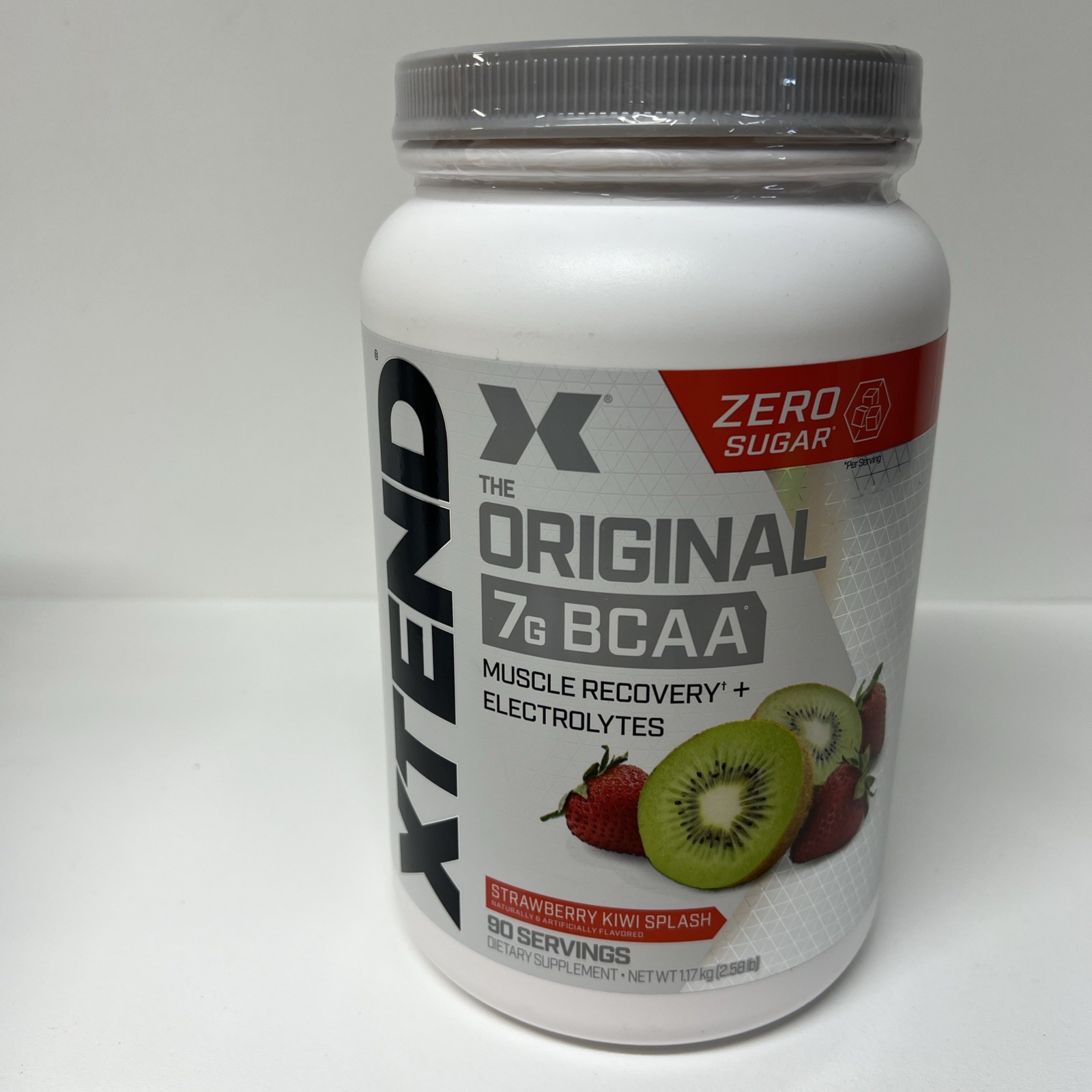 Xtend Original BCAA Muscle Recovery + Electrolyte, Strawberry Kiwi, EXP: 08/2027