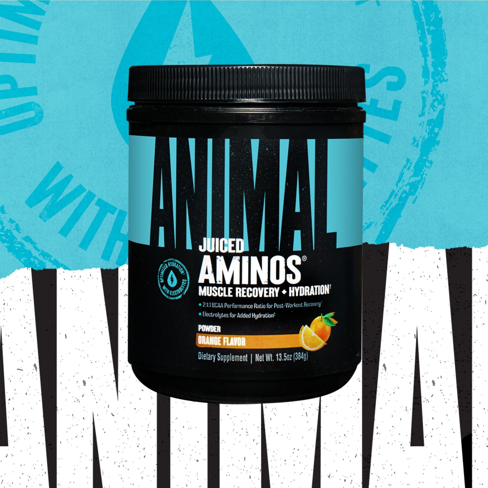 Animal Juiced Amino Acids – BCAA Powder EAA Matrix Plus Hydration with Electr…