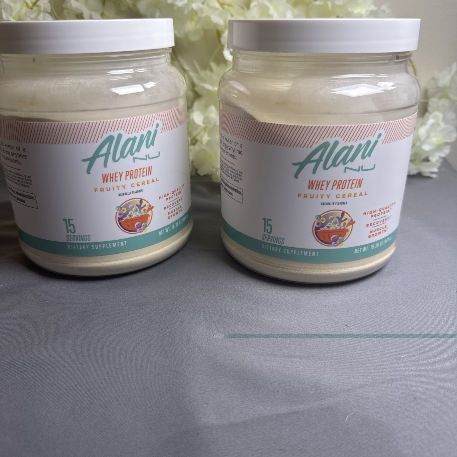 Alani Nu Whey Protein Fruity Cereal | Protein with Low Sugar & Digestive 12