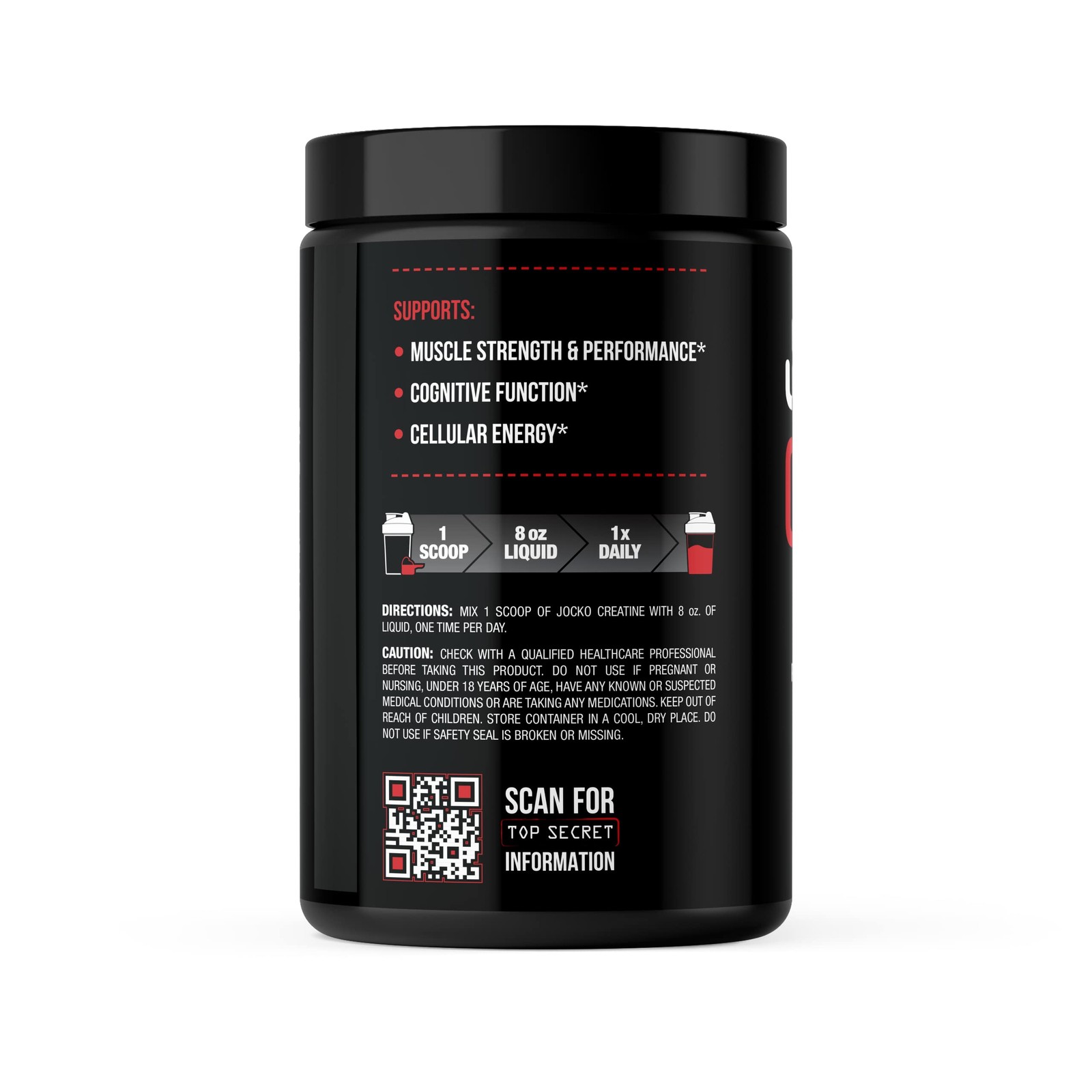 Jocko Fuel Creatine Monohydrate, Pure Micronized 90 Servings (Pack of 1)