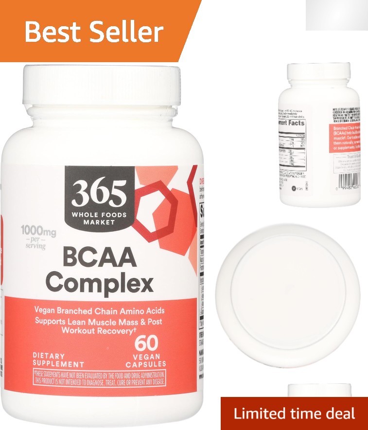 Essential Amino Acids – BCAA Complex in 60 Capsules for Post-Workout