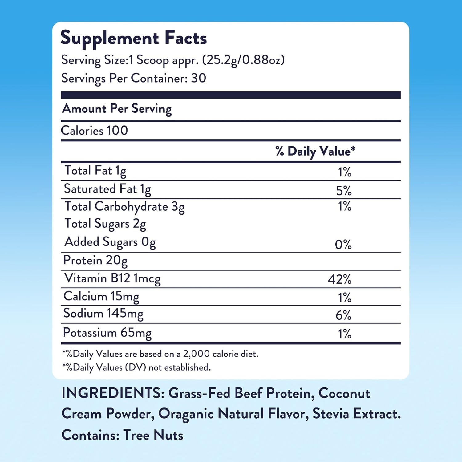 Foods Prime Protein Powder | Clean, Grass Fed Beef Protein Powder | Carnivore Pr