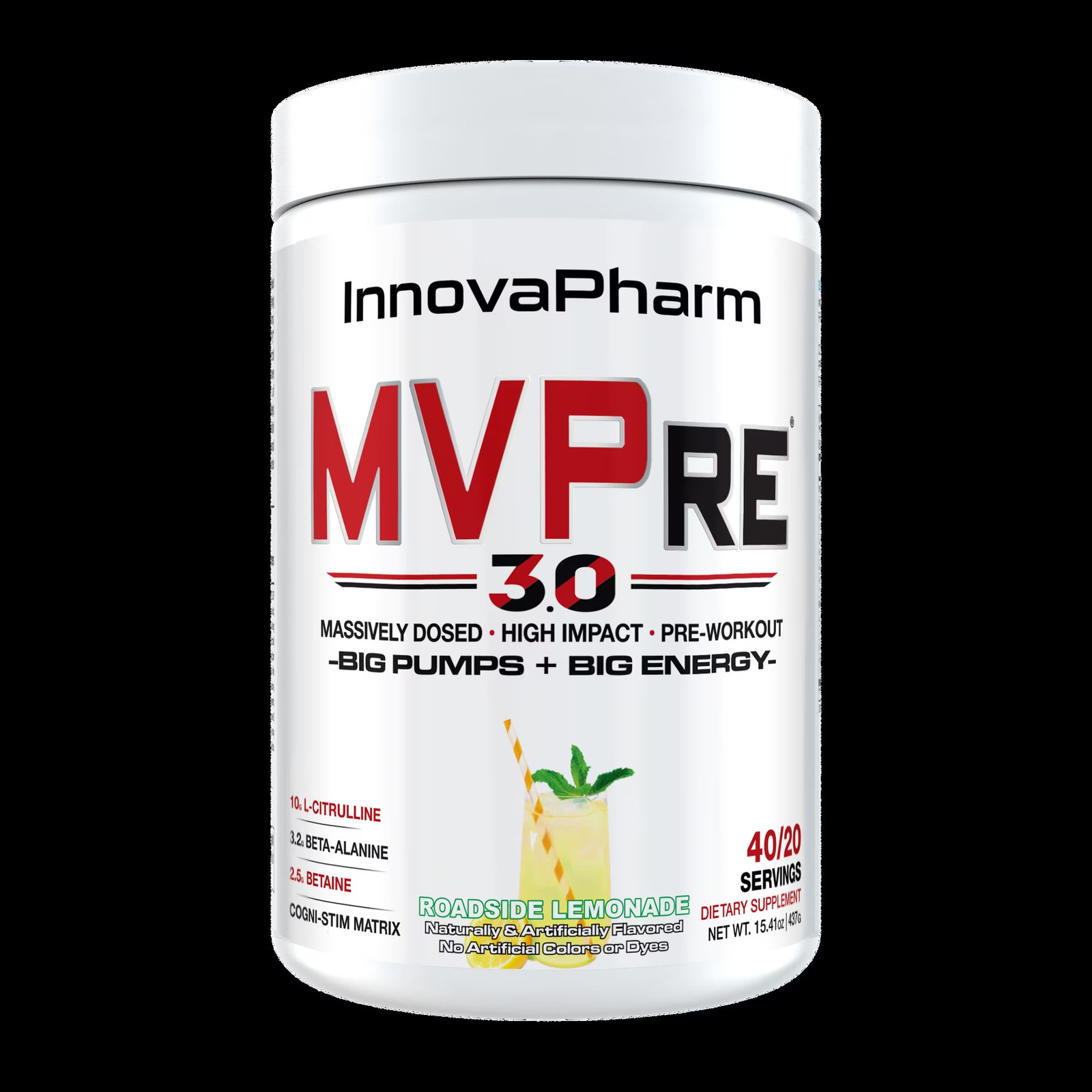 Innovapharm Mvpre 3.0 Pre-Workout Roadside Lemonade