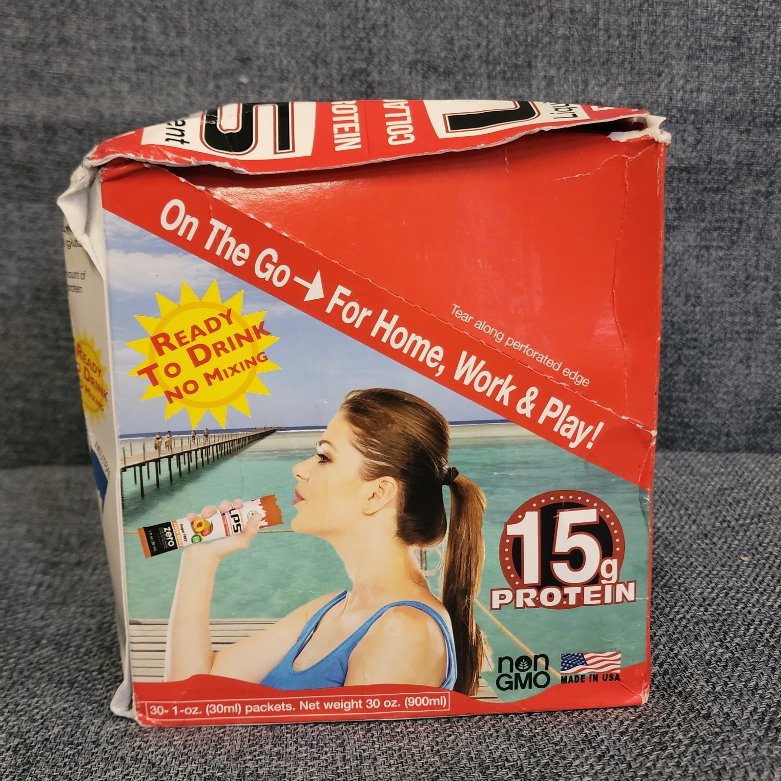 LPS Collagen & Whey On to go 15g Protein 30 Packets Ready to Drink EXP:06/25