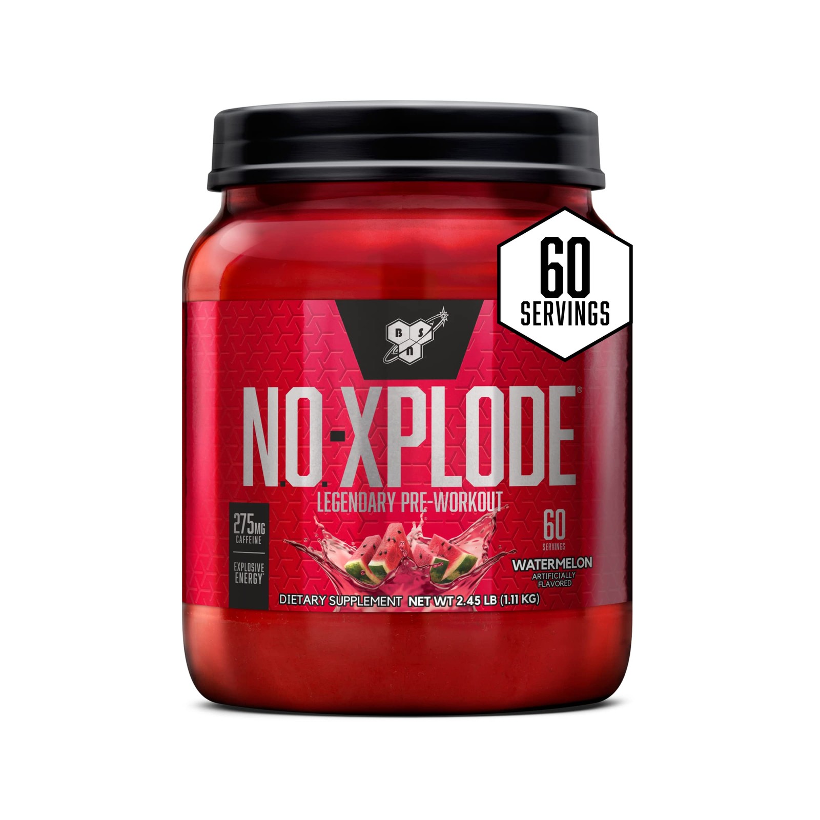 Pre Workout Powder Creatine Beta Alanine Energy Supplement Watermelon 60 BSN