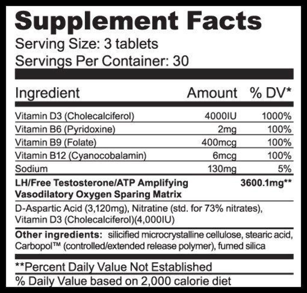 Purus Labs D-POL D-Aspartic 90 Tabs