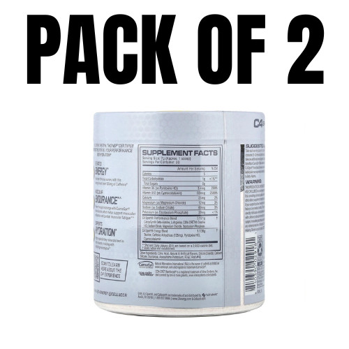 C4 Sport® Pre-Workout – Fruit Punch – 7.4 oz (210 g) – Pack of 2