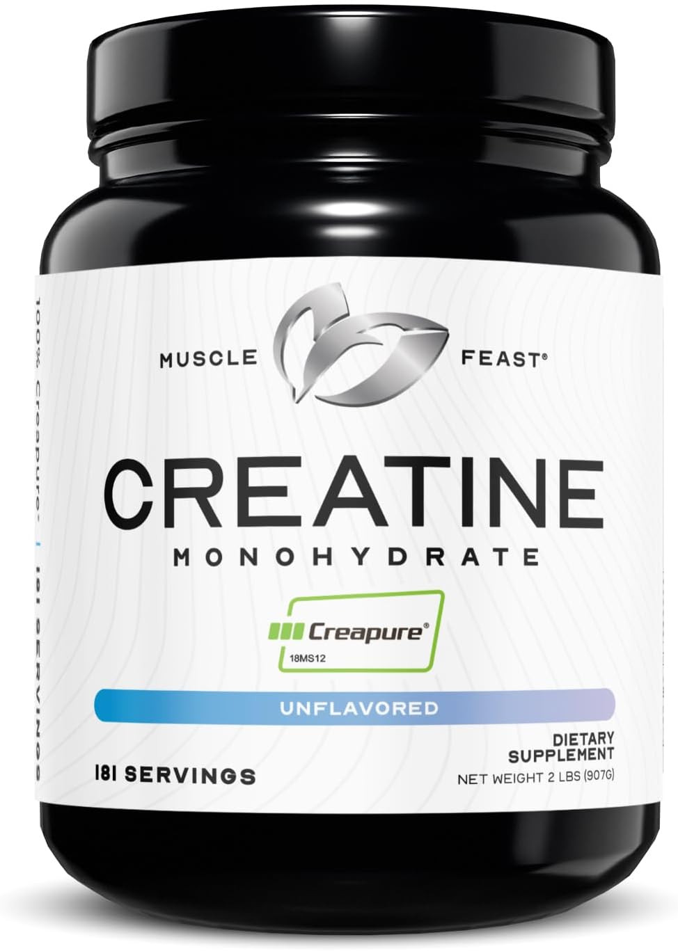 Creapure Creatine Monohydrate Powder, Vegan Keto Friendly Gluten-Free, Mass Gain