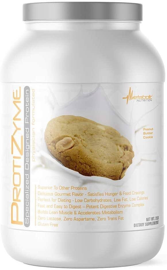 Metabolic Nutrition Protizyme Protein Peanut Butter Cookie Flavor 2lb