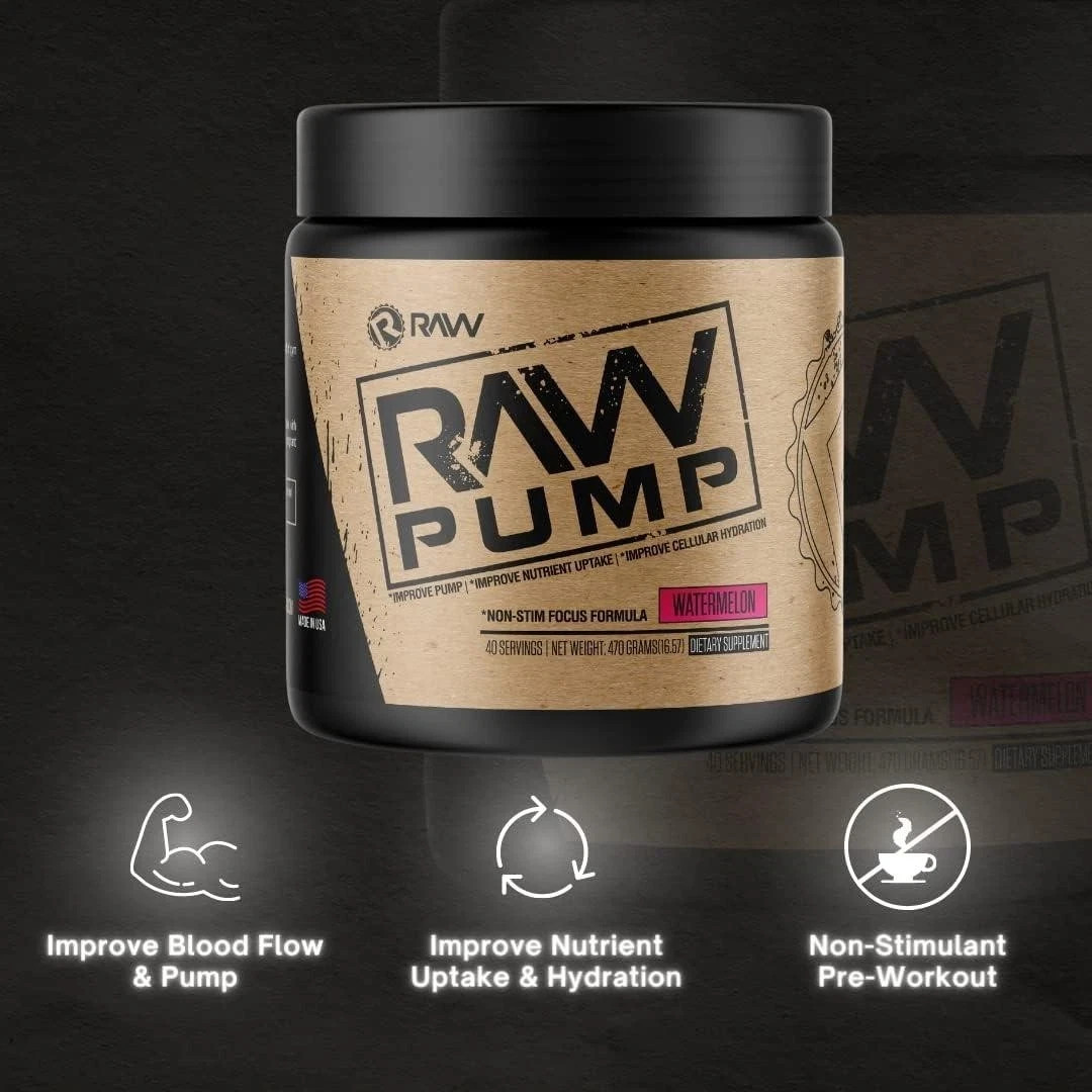 Raw X Bum RAW Pump Watermelon 470 Grams Each (Pack of 3)