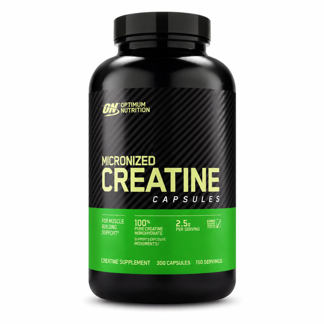 Optimum Nutrition 100% Pure Micronized 2500mg Creatine Monohydrate 300 Capsules