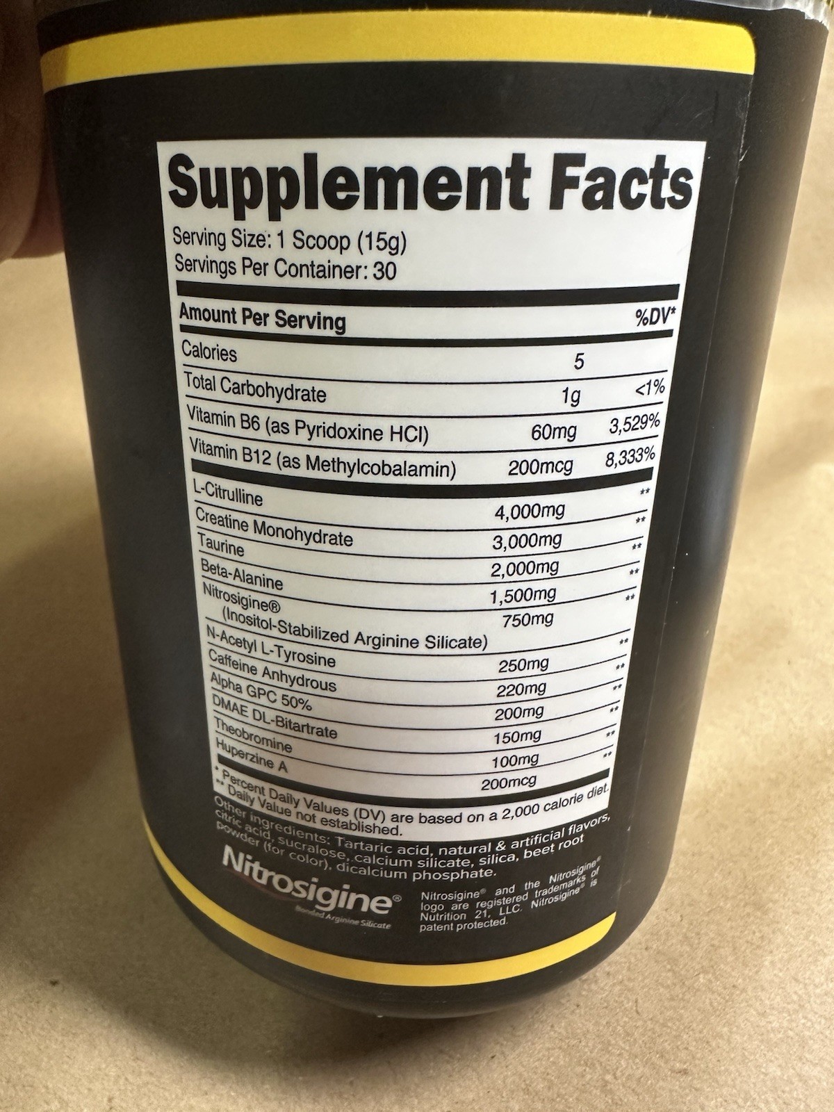 Primaforce Pre-Workout Complex Powder (30 Servings) – Watermelon Candy Flavor