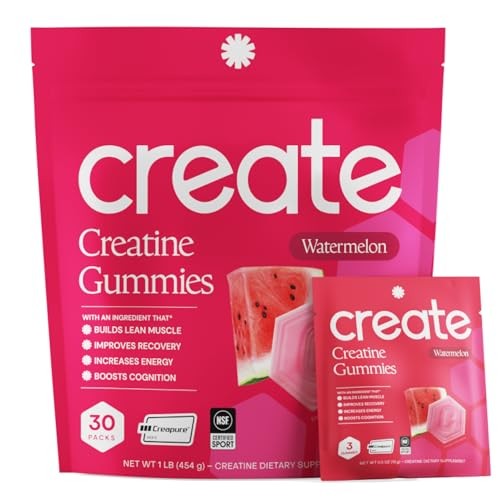 Creatine Gummies 30ct Variety Pack Vegan Gluten Free NSF