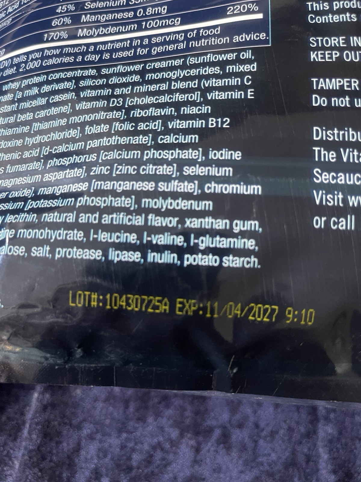 Bodytech Prime Mass VANILLA High Protein Weight Gainer 12 lb Bag Exp. 11/4/27