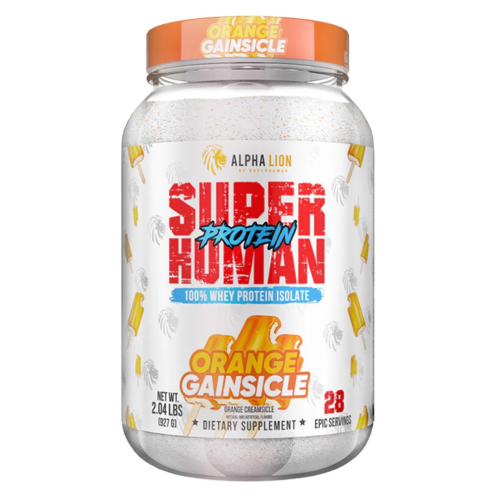Alpha Lion Superhuman Protein – Whey Protein Isolate – Orange Gainsicle (Orange
