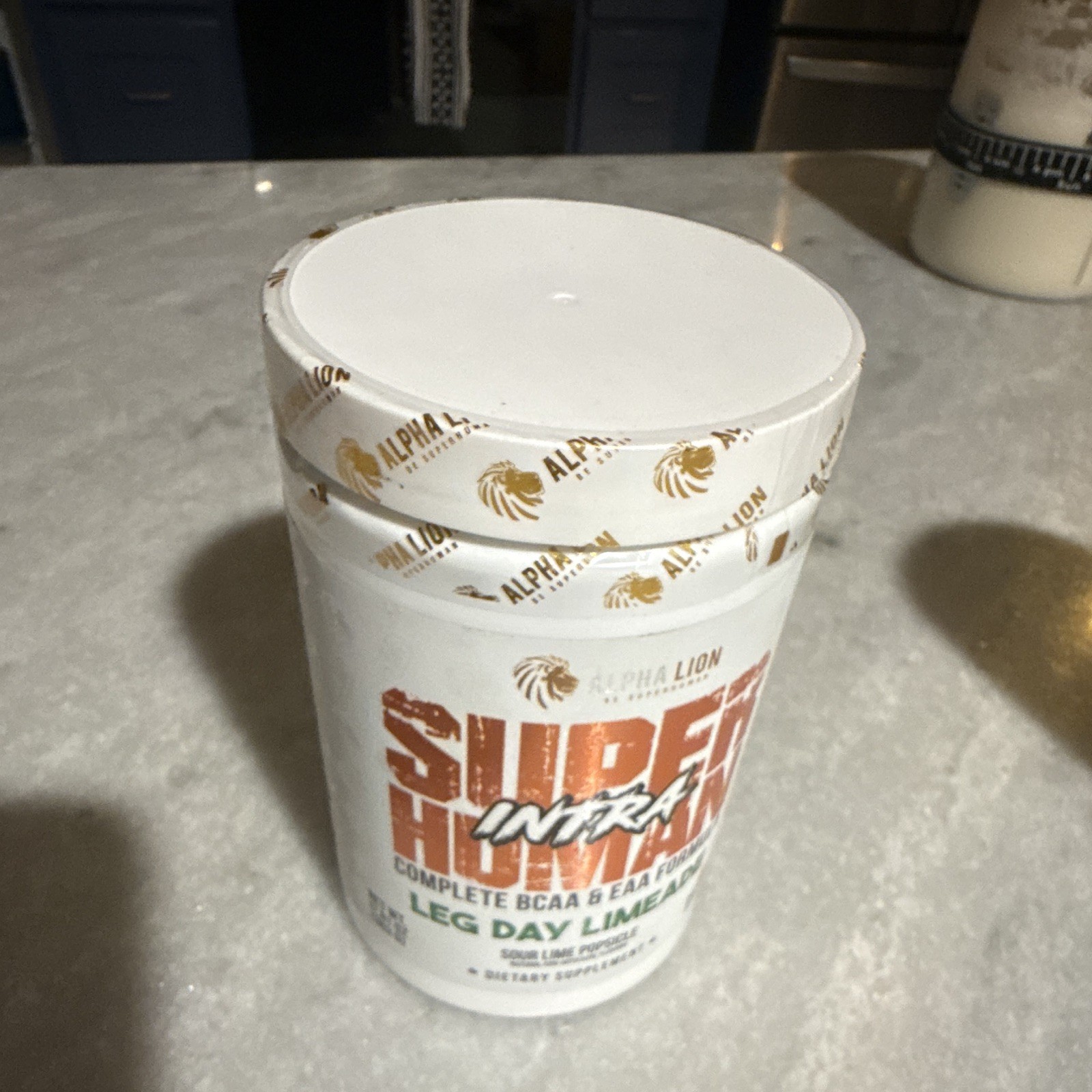Alpha Lion Superhuman Intra BCAA & EAA Powder Leg Day Limeade 42 Serv