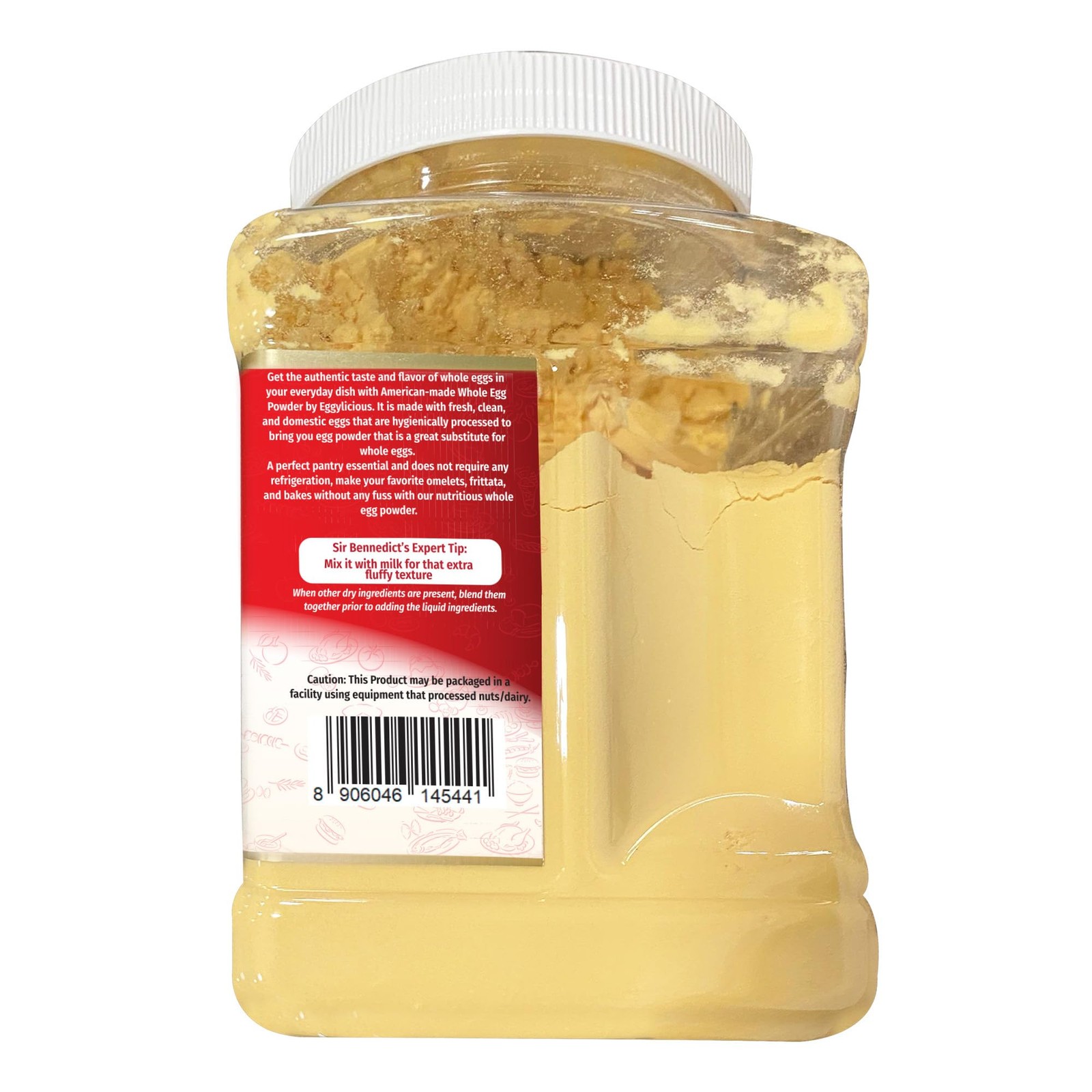 Dried Whole Egg Powder Protein Supplement 1 Pound Versatile Cooking Ingredient