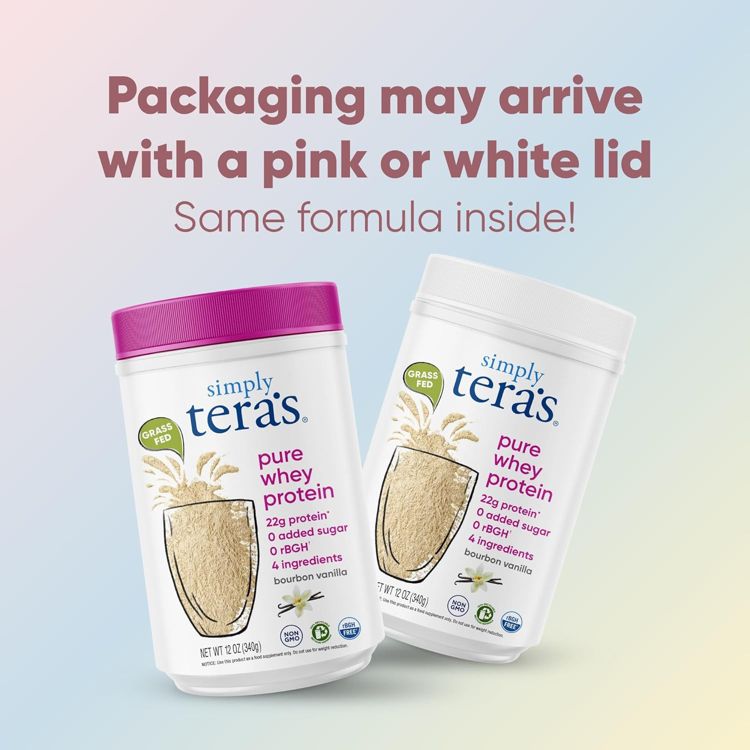 Simply Tera’S Pure Whey Protein Powder – Grass Fed Vanilla Whey Protein Powder,