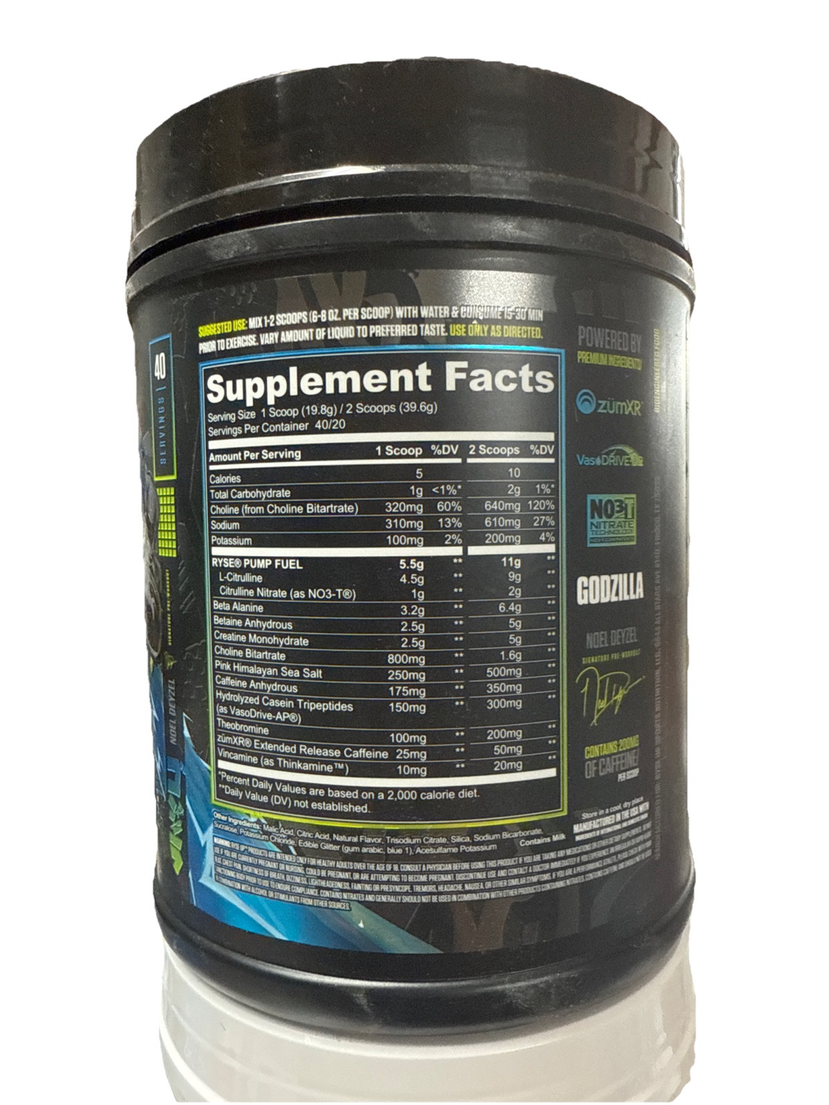 Godzilla, Pre-Workout, Monsterberry Lime, 1.74 lb (792 g)