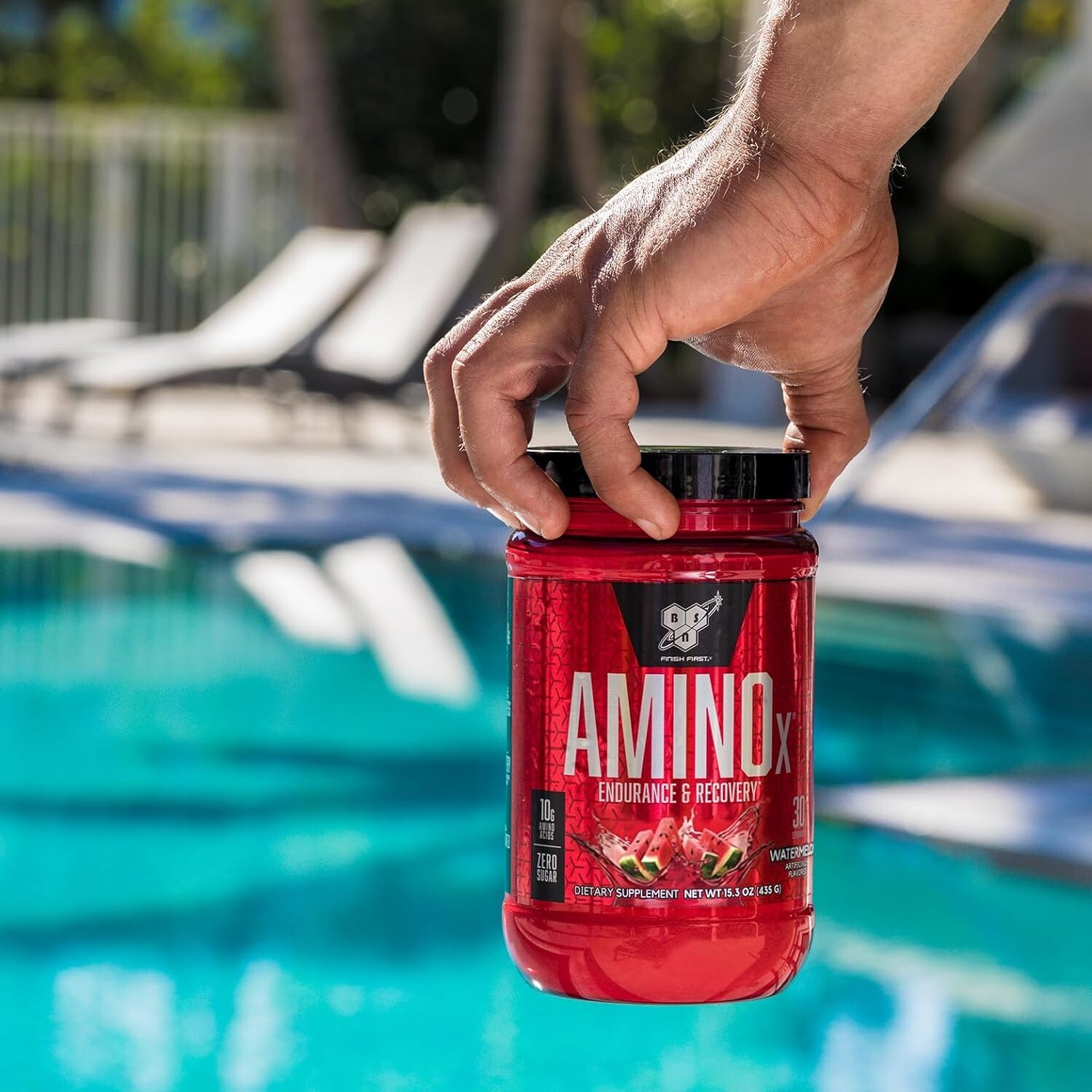 BSN AMINO X EAAs Essential Amino Acids Muscle Growth Recovery 25SRV JUNGLE JUICE