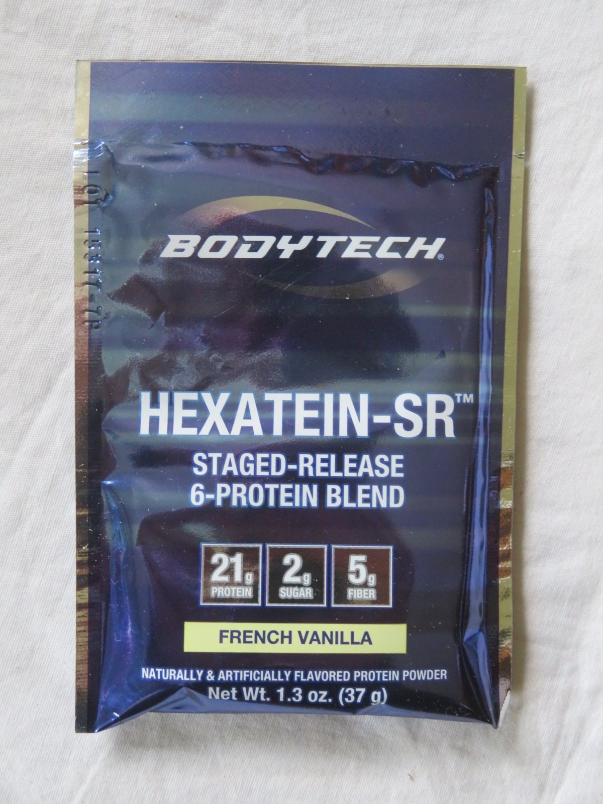 (12) Count Lot Bodytech Hexatein-SR 6-Protein Blend French Vanilla 1.3 Oz Each