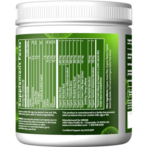** MRM Nutrition Organic Island Fusion Pre-Workout Powder for Clean Energy and