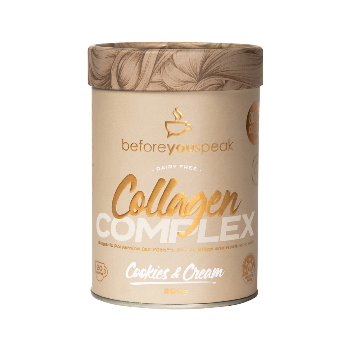 New Before You Speak Collagen Complex Cookies & Cream 200g