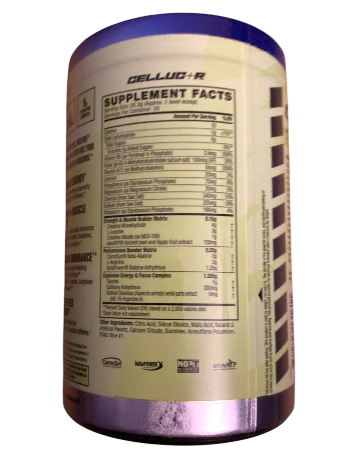 C4 Sport Strength Hawaiian Punch Berry Blue Typhoon Pre-Workout 20 Servings 406g