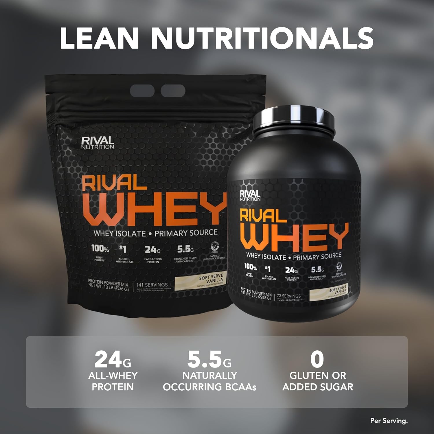 Whey Protein Powder 24g per Serving | Isolate + Hydrolysate Blend