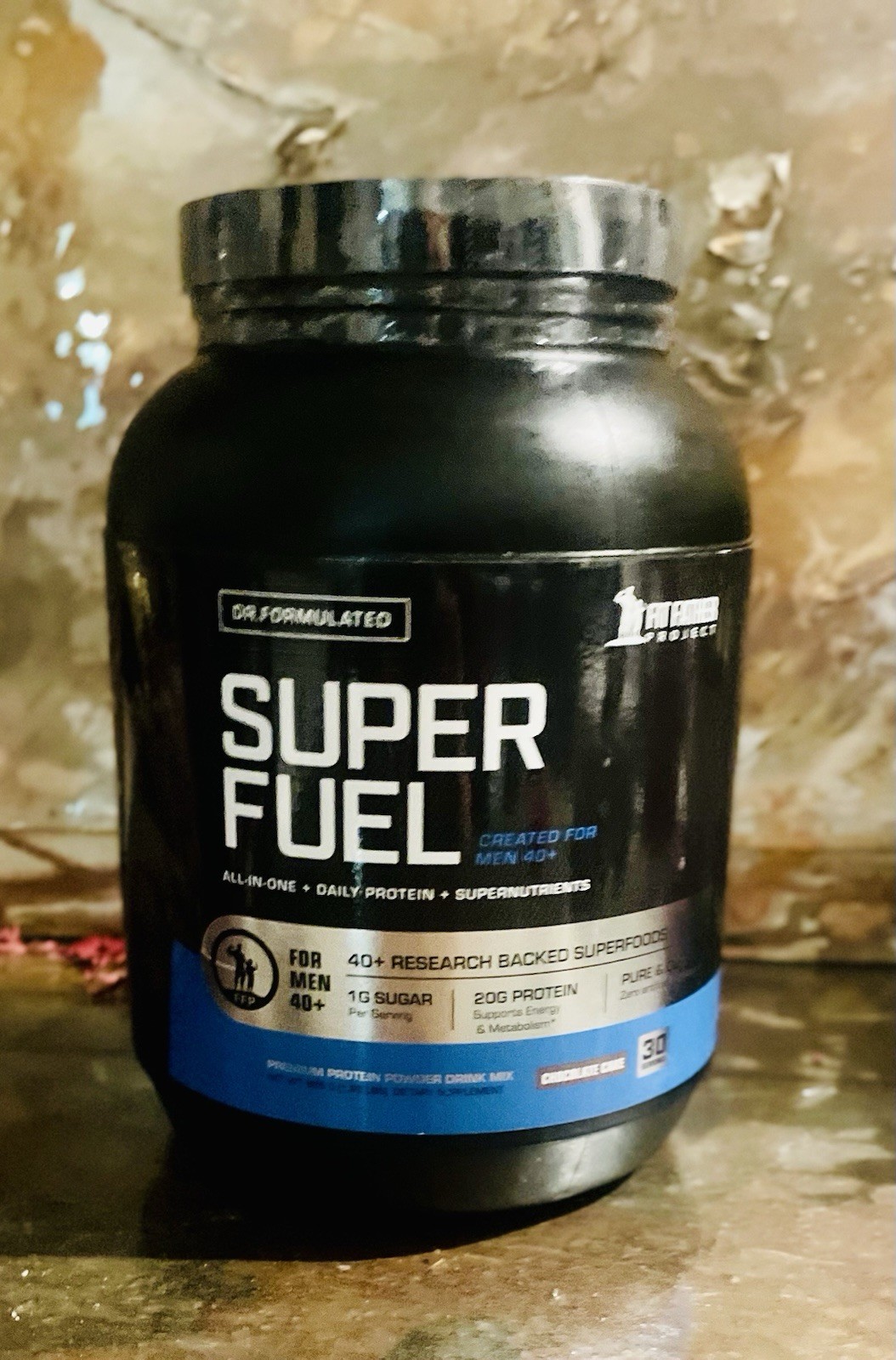 Fit Father Project Super Fuel Men 40+ Chocolate Cake Protein Drink Exp 02/2028