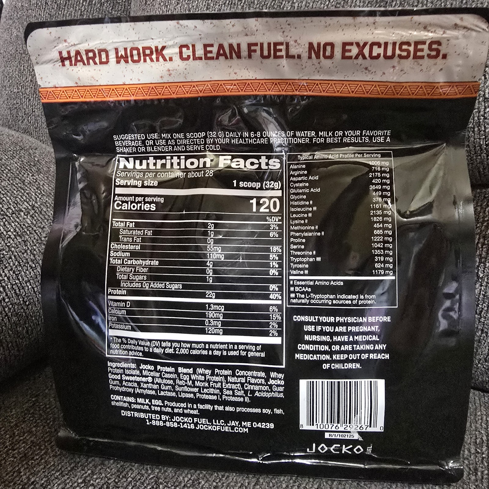 Jocko Fuel Mölk Horchata Protein Powder 22g 28 Servings 2lb Limited Batch Gym 🏋