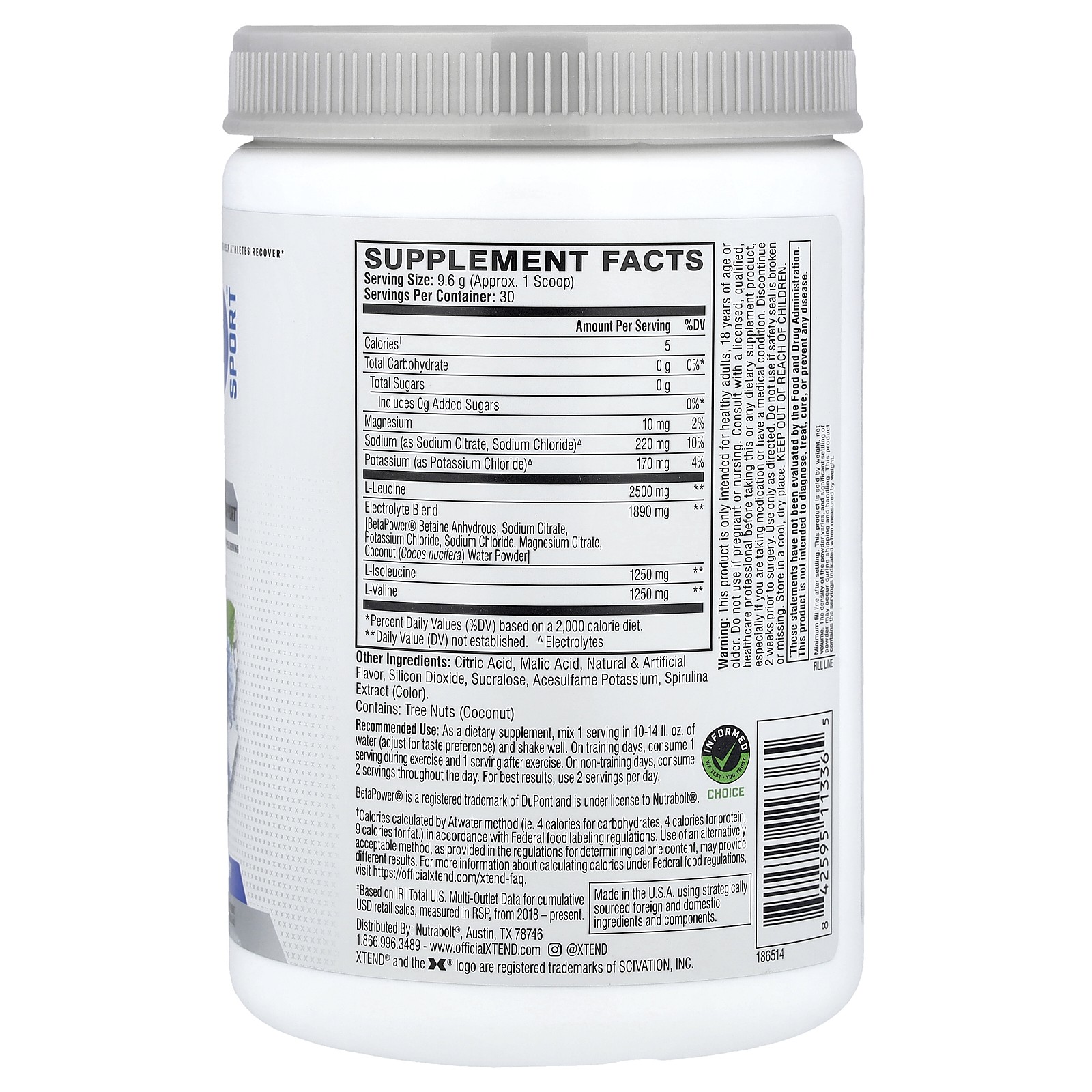 Sport, 7G BCAA, Blue Raspberry Ice, 12.2 oz (345 g)
