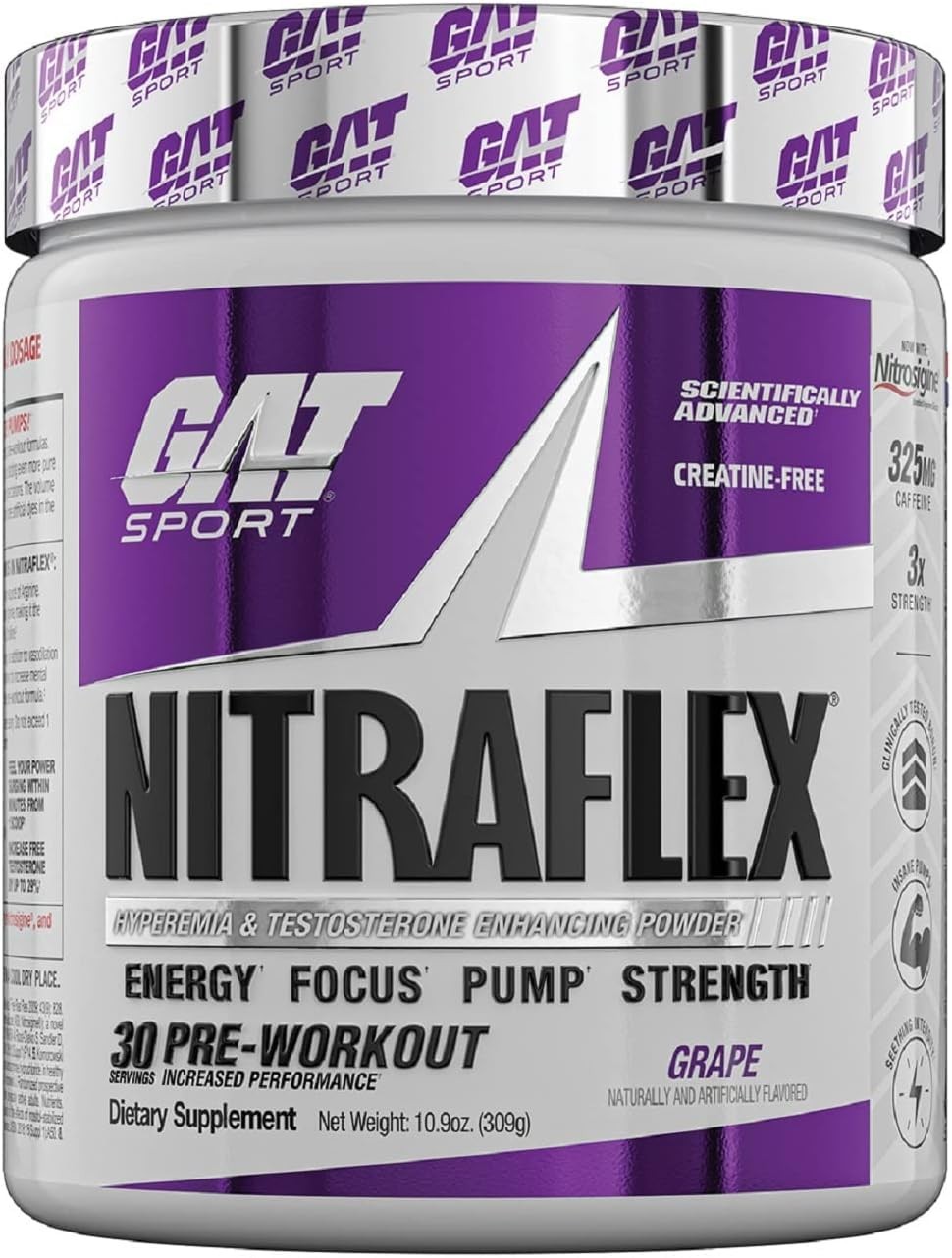 Nitraflex Pre-Workout Powder for Strength Energy and Performance Grape 30 Ser…