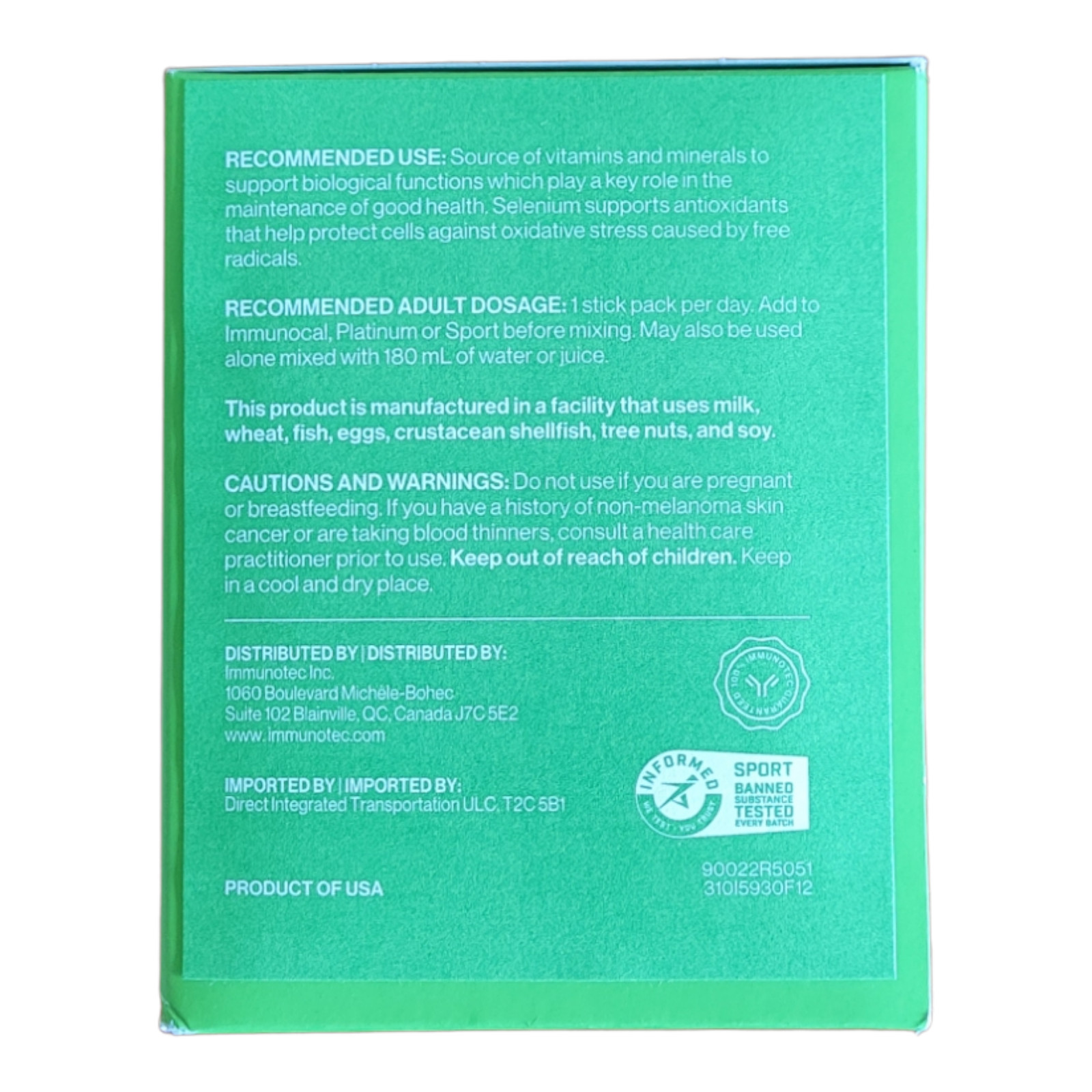 Immunocal Booster (30 Stick Packs) – New – Free Shipping – Exp 11/2025