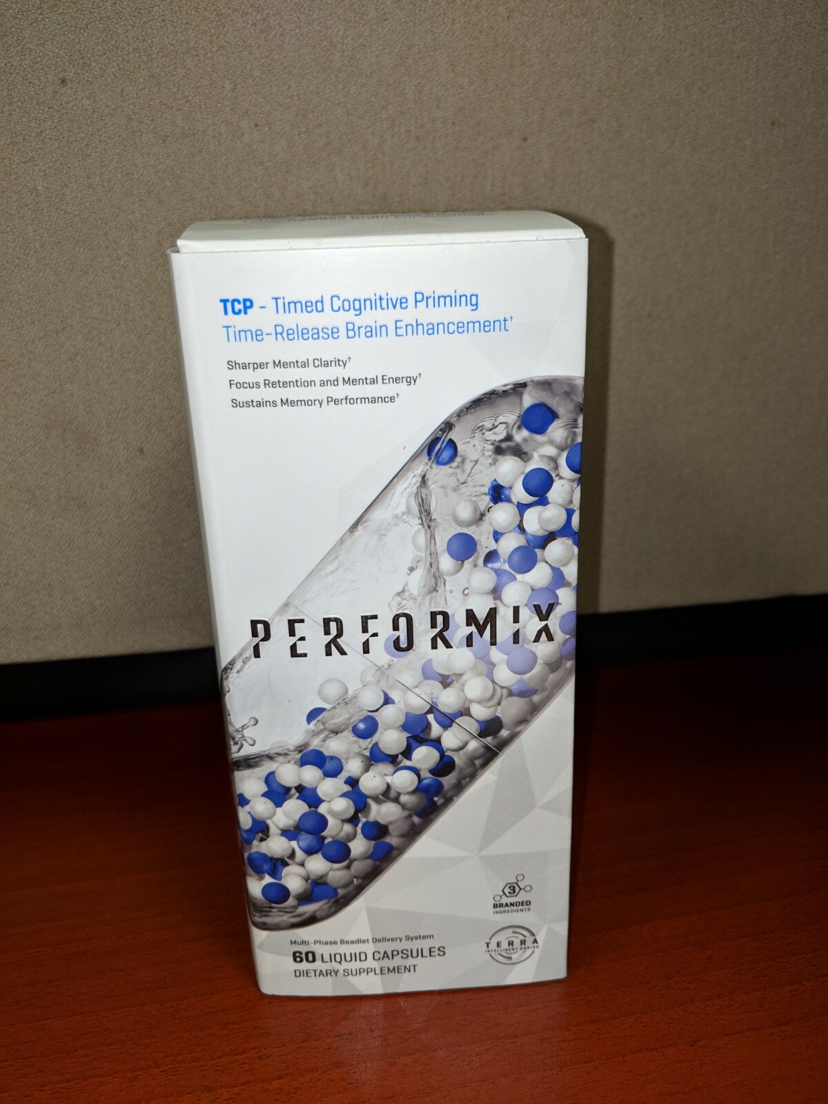 PERFORMIX TCP Timed Cognitive Priming, Sharper focus-60 Caps **FREE SHIPPING**