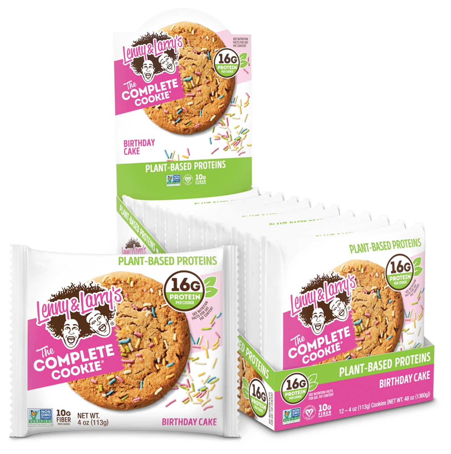 Lenny & Larry Complete Cookie: Birthday Cake Flavor – Indulge in Celebration!